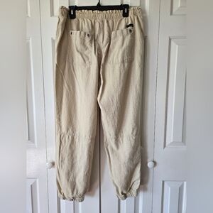 Linen Social Standard Drawstring Pants Size XXL